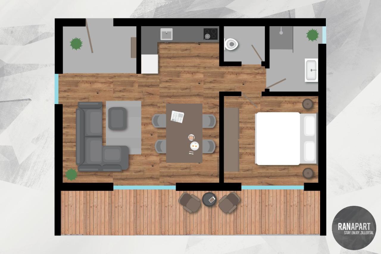 Ranapart - Panoramawohnung Sonnenseite Zillertal Hart im Zillertal Exterior photo
